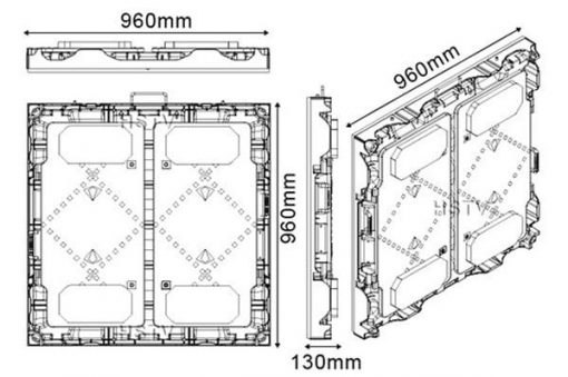 P4 outdoor rental screen