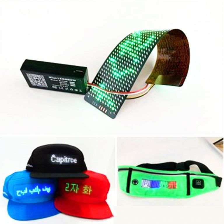bluetooth programmable flexible LED module pixel display matrix screen ...