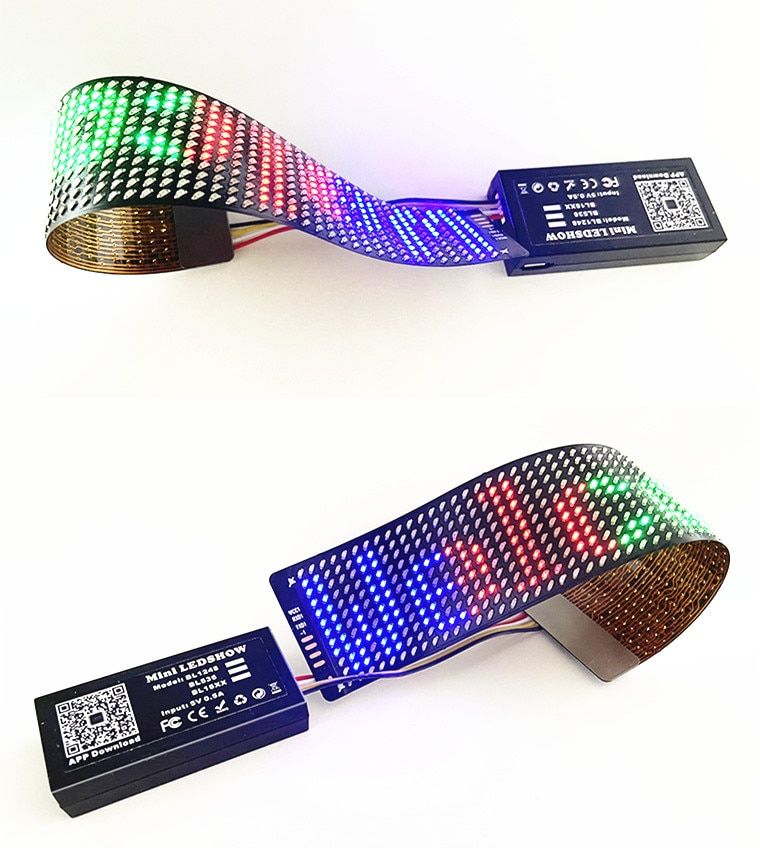Bluetooth programmable flexible LED module