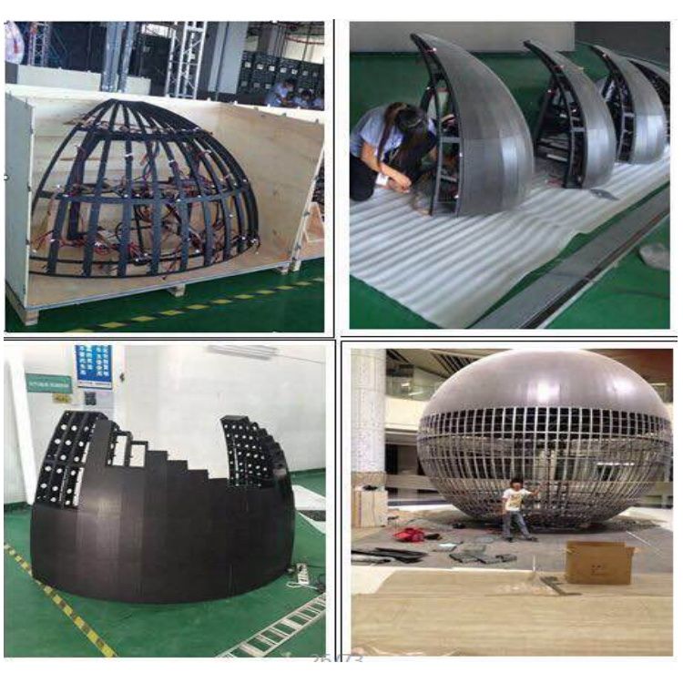 360 viewable creative indoor outdoor sphere led display (3)