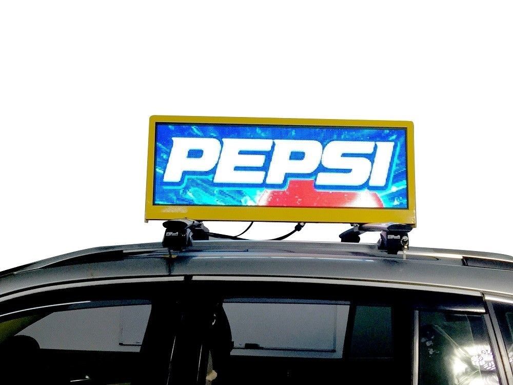 taxi boven led-display