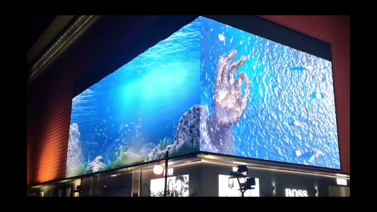 3D outdoor led display