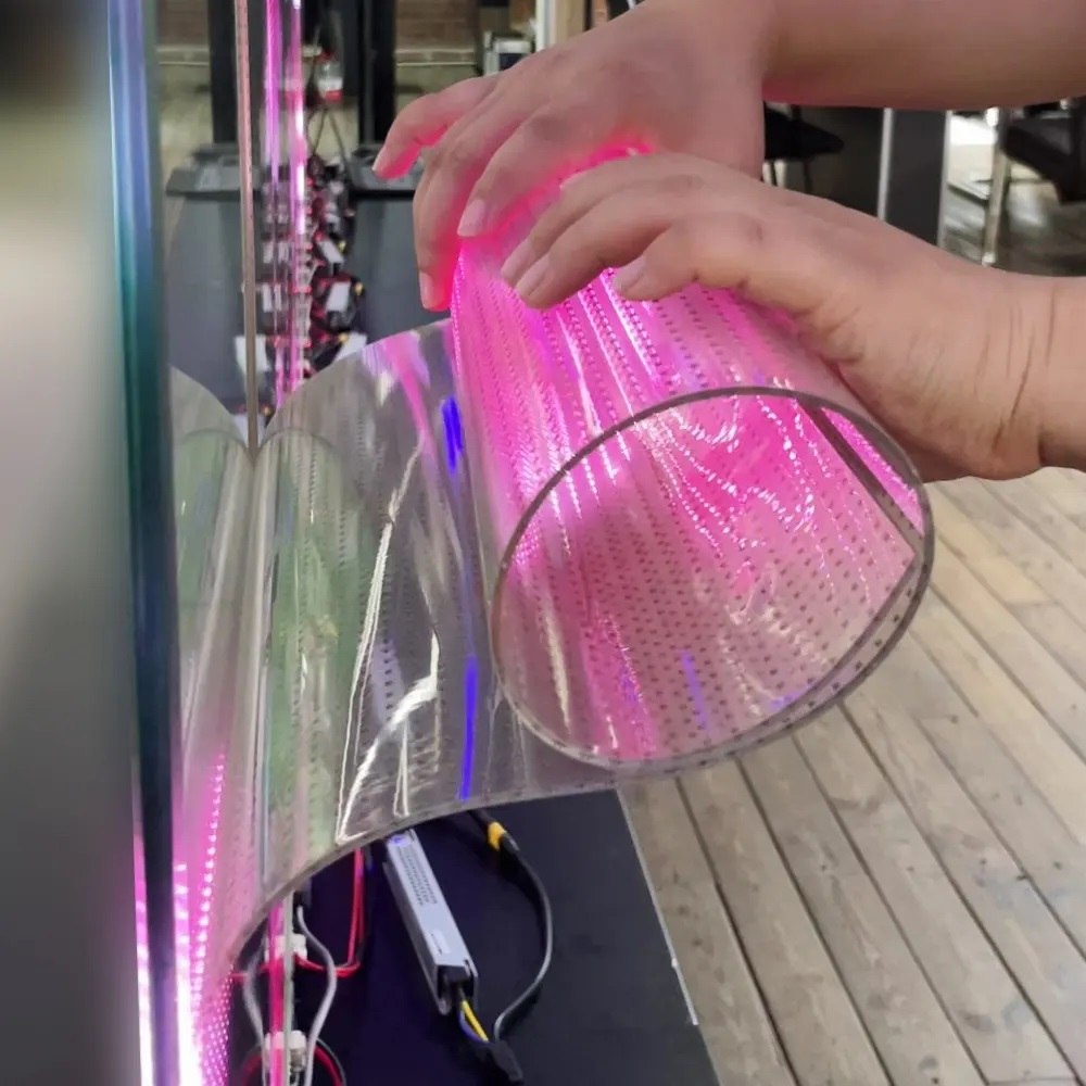 display-uri led de film