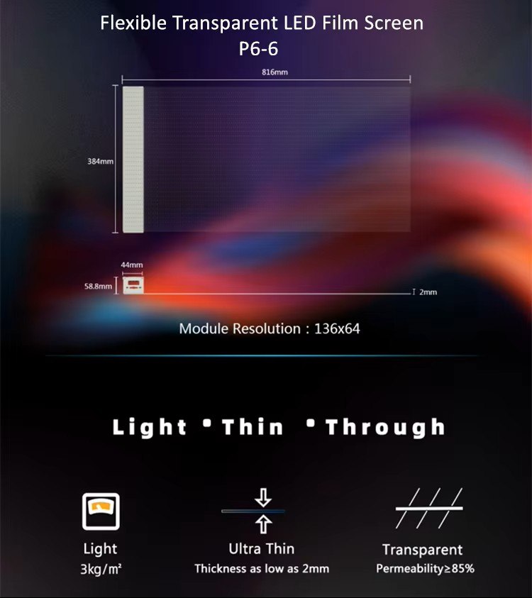 Transparentní LED filmové displeje (2)